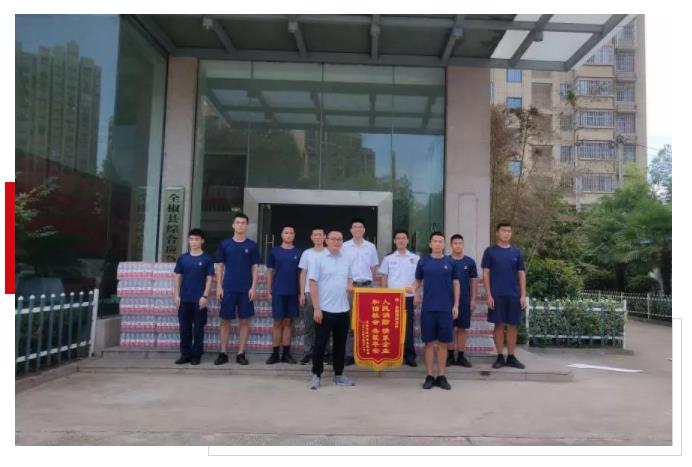 龍勝管走進消防大隊慰問我們“最可愛的人”，共續(xù)軍民魚水情