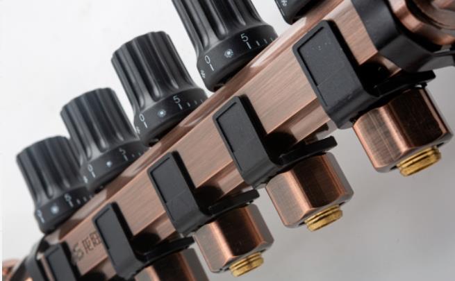 龍勝管奢華古銅大流量地暖分集水器重磅來(lái)襲