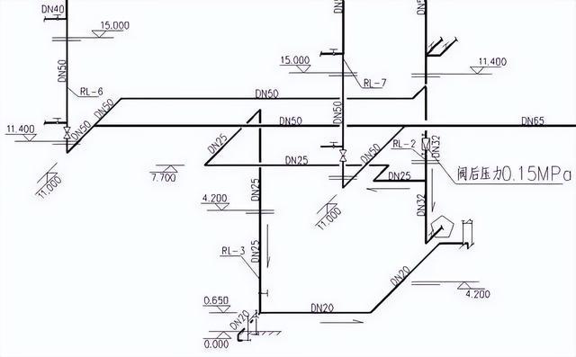 三層熱水回水系統(tǒng)圖實例施工，連十層圖紙都有！快快學習一波！